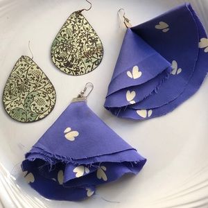 Two sets of earrings